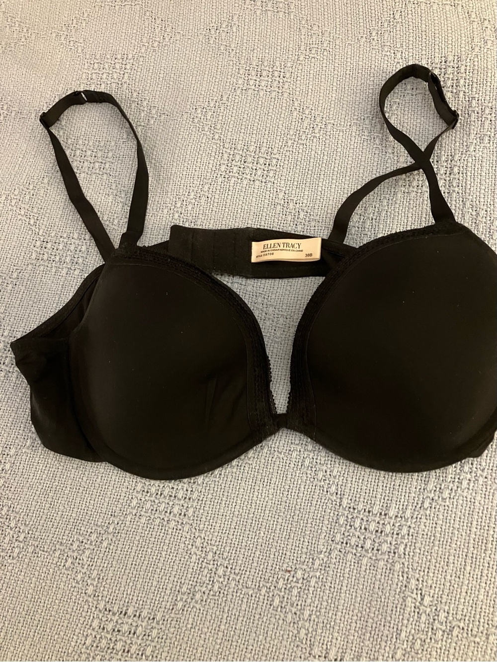 Ellen Tracy Black Molded T-Shirt Bra